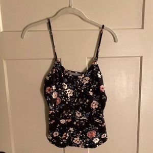 Floral Peplum Camisole
